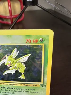 Pokemon TCG Scyther Jungle 10/64 Holo Unlimited Holo Rare - Image 4
