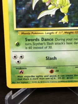 Pokemon TCG Scyther Jungle 10/64 Holo Unlimited Holo Rare - Image 5