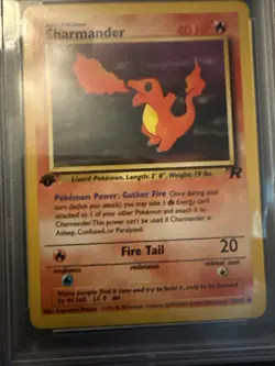 2000 Pokemon Rocket Charmander 1st Edition Gem My 10 - Image 3