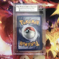 2000 Pokemon Neo Genesis Ampharos Holo SWIRL 💫 #1/111 BGS 6/PSA 7 - Image 3