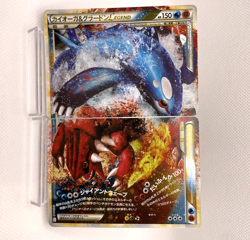 Kyogre & Groudon Legend L3 070/080 071/080 Triumphant Japanese Pokemon Card - Image 1