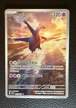 Pokemon TCG Surging Sparks Latios 203/191 Illustration - Image 1