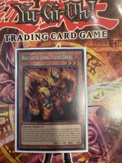 Yugioh Red Lotus King, Flame Crime BLTR-EN028 Battles of Legend Terminal Revenge - Image 1