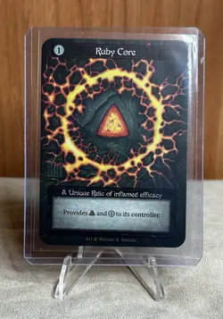 Sorcery Contested Realm Beta Ruby Core Non-Foil Unique N/M - Image 1