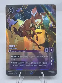 Bambi Little Prince Enchanted Rare 209/204 - Disney Lorcana Reign Of Jafar - Image 3