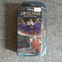Disney Lorcana: Rise of the Floodborn Amber & Sapphire Starter Deck - New - Image 1