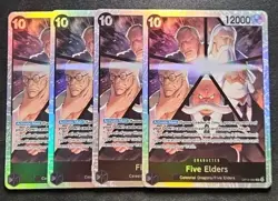 One Piece TCG Five Elders OP13-082 SR Playset English NM - Image 1