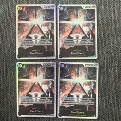 One Piece TCG Five Elders OP13-082 SR Playset of 4 OP-13 English NM - Image 1