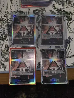 One Piece TCG Five Elders OP13-082 SR Playset of 4 OP-13 English NM - Image 1