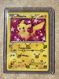 Pikachu RC7/RC25 Legendary Treasures Radiant Collection Holo Rare - Image 1