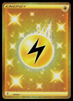 Pokemon Card - Lightning Energy Evolving Skies 235/203 Secret Rare - Image 1