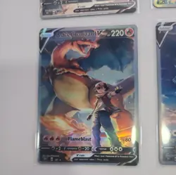Lot of 6 Custom holo Mixed Pokemon Trading Card sleeved & top loaded - Image 3