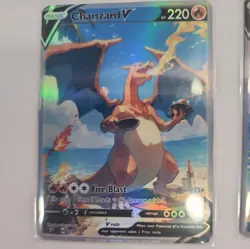 Lot of 6 Custom holo Mixed Pokemon Trading Card sleeved & top loaded - Image 4