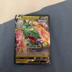 Pokemon Rayquaza V Sword & Shield Promo Holo Card SWSH147 - Image 1