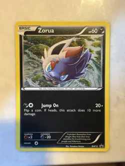 Pokemon TCG Zorua 2011 Black & White Promo Card Holo Mint - Image 1