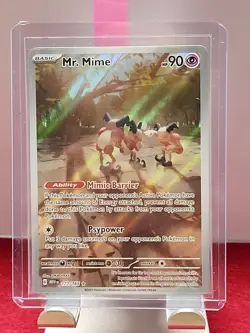 Mr. Mime-SVI: 151, # 179/165 NM/M FULL ART RARE POKEMON CARD TCG FREE SHIPPING - Image 1
