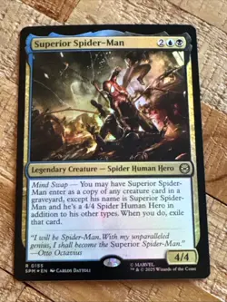 2025 Magic The Gathering Spider-Man R 0155 Superior Spider-Man Foil Card - Image 1