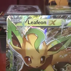 Pokemon TCG Leafeon EX Holo Rare Card 10/83 XY Generations LP - Image 2
