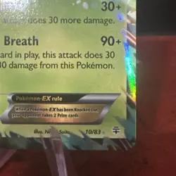 Pokemon TCG Leafeon EX Holo Rare Card 10/83 XY Generations LP - Image 4