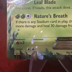 Pokemon TCG Leafeon EX Holo Rare Card 10/83 XY Generations LP - Image 5