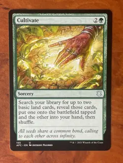 Cultivate MTG Magic the Gathering Card NM Near Mint AFC - Image 1