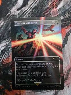 Flawless Maneuver FOIL SLD 1728 (MTG Captain America Secret Lair 2024) - Image 1