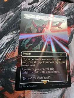 Flawless Maneuver FOIL SLD 1728 (MTG Captain America Secret Lair 2024) - Image 2
