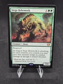 Siege Behemoth x1- Commander 2014 046/337 LP (Magic the Gathering) - Image 1
