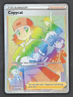 Pokemon TCG Copycat 222/203 SWSH07 Evolving Skies Secret Rare - Image 1