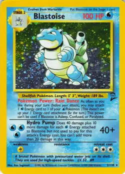 Blastoise - Holo - 2/130 Base Set 2 - WOTC Unlimited - Pokemon TCG - 2000 - Image 1