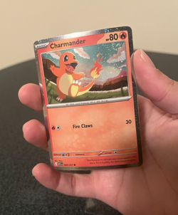 Pokemon TCG: Corner SWIRL🌀Charmander 020/217 Cosmos Holo Promo Ascended Heroes - Image 1