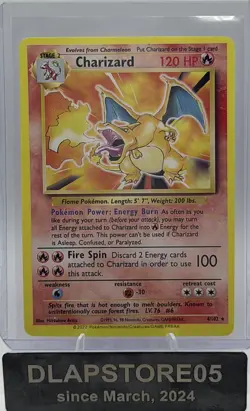 CHARIZARD 4/102 NON-HOLO 2022 Pokemon /Nintendo/Creatures/GAME FREAK - Image 1