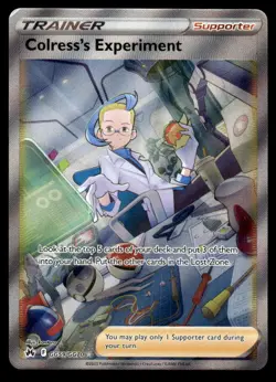 Pokemon TCG Crown Zenith #GG59/GG70 Colress's Experiment Holo NM - Image 1