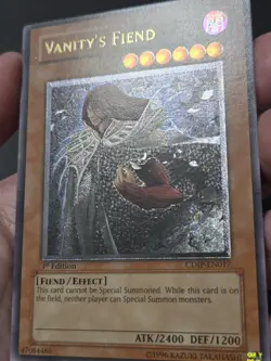 Vanity's Fiend (UTR) CDIP-EN017 Cyberdark Impact 1st Edition - Image 2