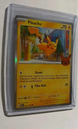 Pokemon Card PIKACHU 062/193 Trick or Trade 2023 with Halloween Stamp Holo - Image 1