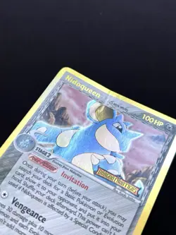 Nidoqueen 7/101 (Stamped) Delta Species EX Dragon Frontiers Reverse Holo Rare - Image 2