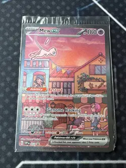 Mew ex SVP 053 Pokemon TCG Scarlet Violet 151 Black Star Promo Full Art SEALED - Image 1