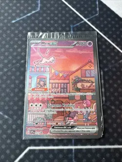 Mew ex SVP 053 Pokemon TCG Scarlet Violet 151 Black Star Promo Full Art SEALED - Image 2