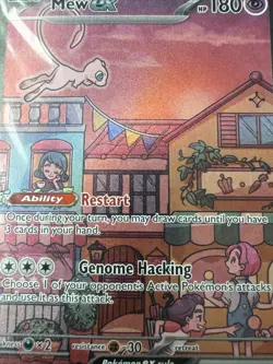 Mew ex SVP 053 Pokemon TCG Scarlet Violet 151 Black Star Promo Full Art SEALED - Image 4