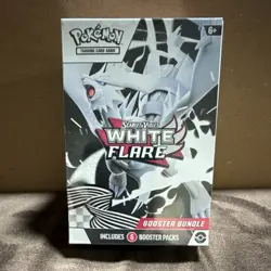 Pokemon Scarlet & Violet White Flare Booster Bundle Box 6 Packs Reshiram 2024 - Image 1