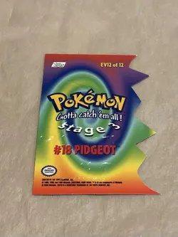 2000 Topps Pokemon Die Cut #EV12 of 12 Pidgeot #2 of 12 Ivysaur - Image 5