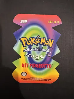 Pokemon Topps #EV10-EV12 of 12 Die Cut/Embossed Pidgey-Pidgeot - Image 5