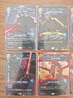 Star Wars Unlimited - Galactic Championship - Full set of 12 Silver Pack Cards - Image 2