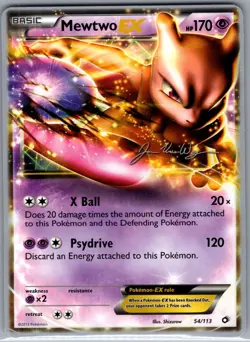 Mewtwo EX 54/113 World Championship Legendary Treasures - Pokemon Card - NM - Image 1