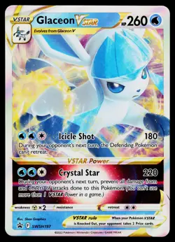 Glaceon VSTAR SWSH197 SWSH: Sword & Shield Promo Cards - Image 1