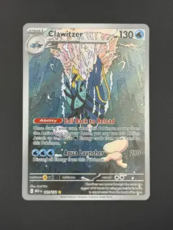 Pokemon Card Clawitzer - Illustration Rare ME01: Mega Evolution 141/132 NM - Image 1