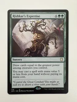Rishkar’s Expertise MTG Magic the Gathering Card NM Near Mint AFC - Image 1