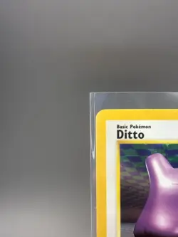 Pokemon Ditto Fossil Holo Rare 3/62 NM/LP Unlimited Card 1999 - Image 2