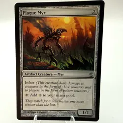 Magic The Gathering Mirrodin Besieged Plague Myr Regular NM - Image 1