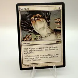 Magic The Gathering Magic 2010 Silence Regular NM - Image 1